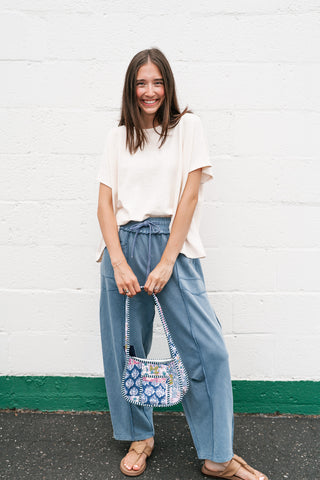Pure Ease Relaxed Top - Ivory