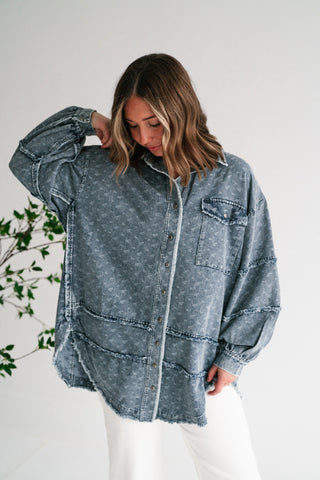Western Skies Oversized Denim Shacket