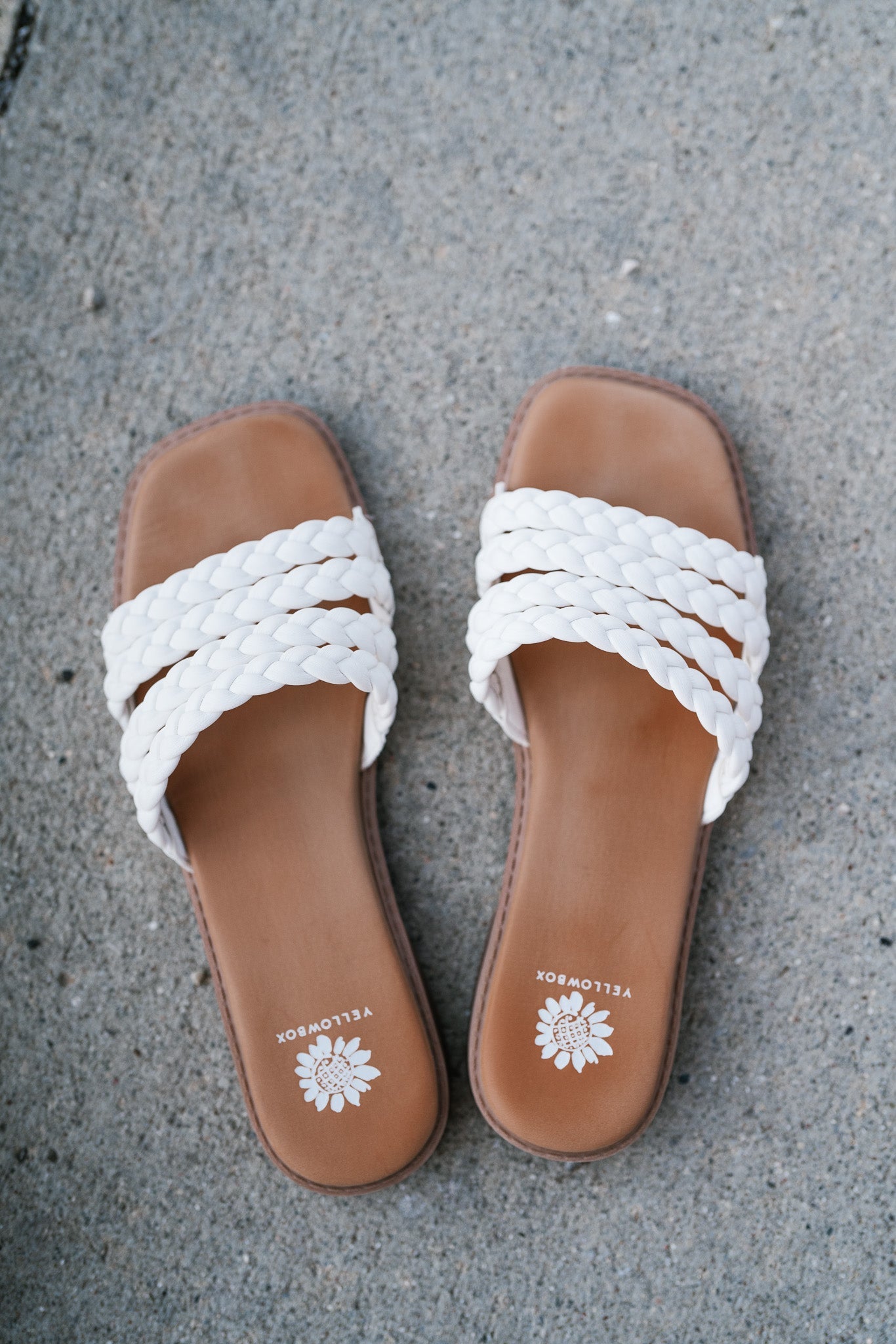 Santa White Strap Sandal