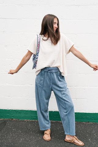 Pure Ease Relaxed Top - Ivory