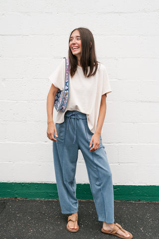 Pure Ease Relaxed Top - Ivory
