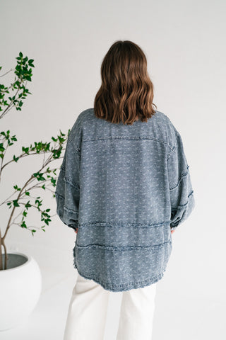 Western Skies Oversized Denim Shacket