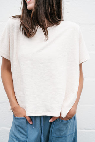 Pure Ease Relaxed Top - Ivory