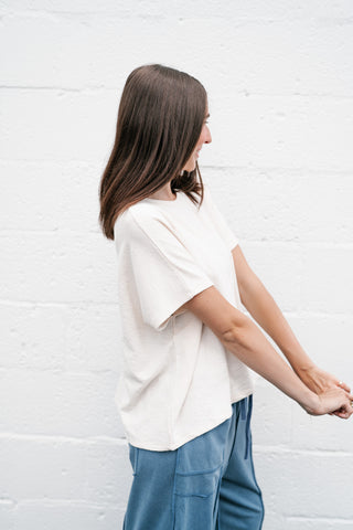 Pure Ease Relaxed Top - Ivory