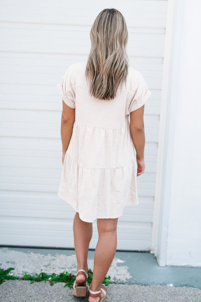 Charlotte Ann Corduroy Mini Dress