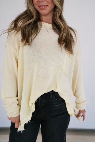 Daybreak Pocket Knit Sweater Top
