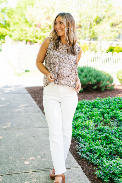 Orchid Floral Tank Top