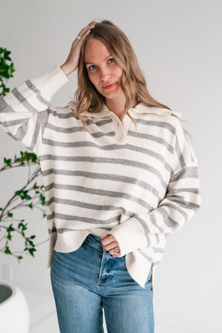 Warm Welcome Ruffle Collar Pullover