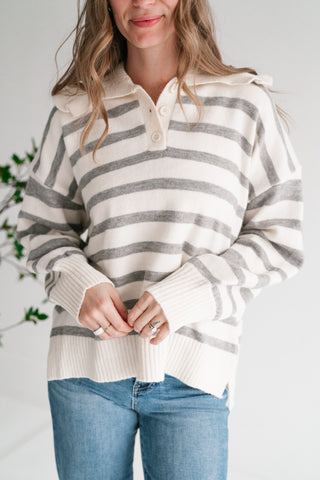 Warm Welcome Ruffle Collar Pullover