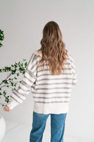 Warm Welcome Ruffle Collar Pullover