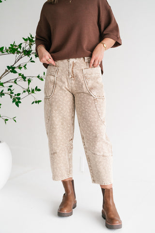 Field Notes Floral Barrel Pant