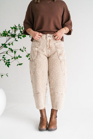 Field Notes Floral Barrel Pant