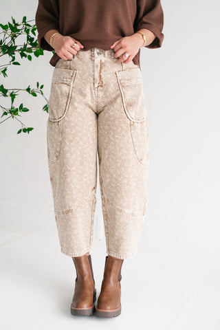 Field Notes Floral Barrel Pant