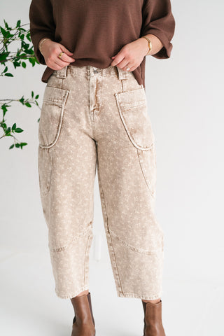 Field Notes Floral Barrel Pant