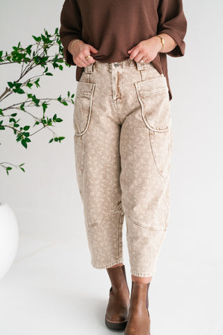 Field Notes Floral Barrel Pant