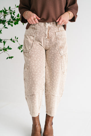 Field Notes Floral Barrel Pant