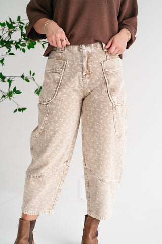 Field Notes Floral Barrel Pant