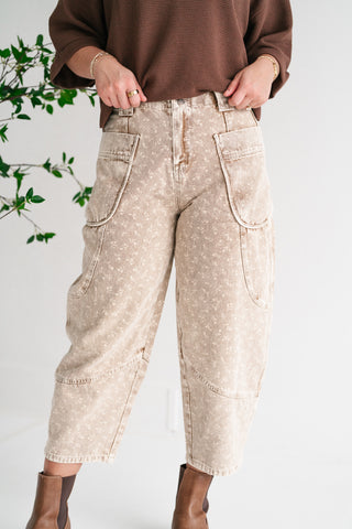 Field Notes Floral Barrel Pant