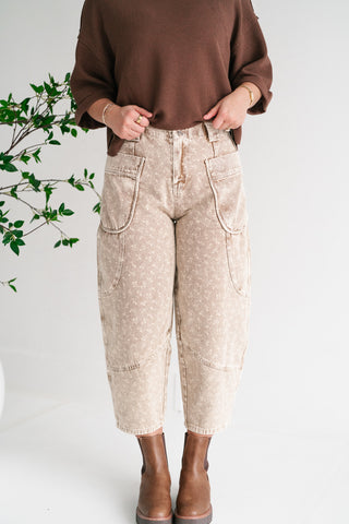 Field Notes Floral Barrel Pant