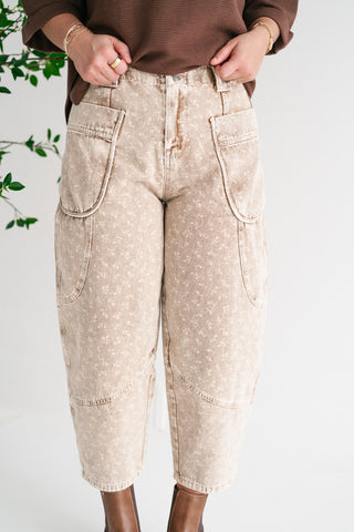 Field Notes Floral Barrel Pant