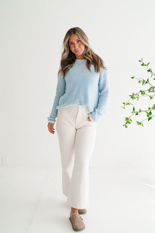 Coastal Breeze Contrast Sweater