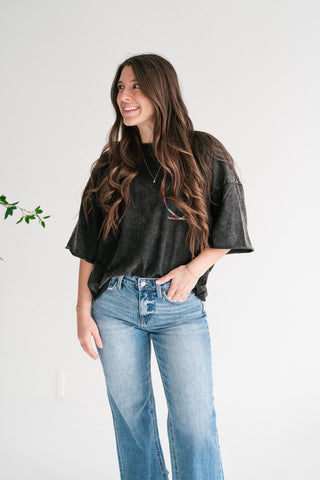 Weekend Fade Rainbow Stitch Tee