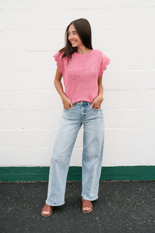 Elana Crochet Top
