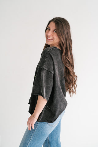 Weekend Fade Rainbow Stitch Tee