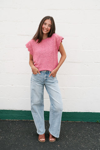 Elana Crochet Top