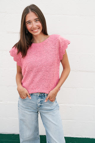 Elana Crochet Top