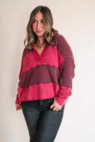Free People One Blake Rugby Thermal