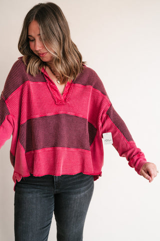 Free People One Blake Rugby Thermal
