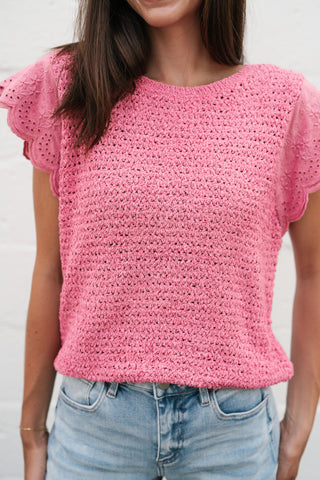 Elana Crochet Top