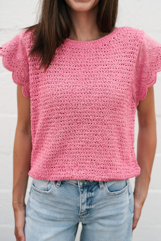 Elana Crochet Top