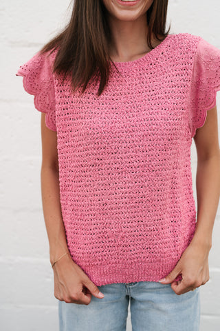 Elana Crochet Top