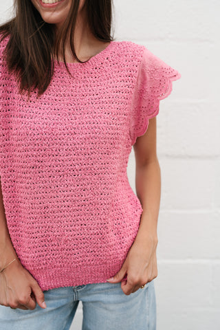 Elana Crochet Top