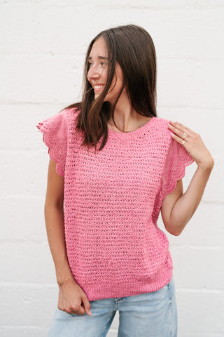 Elana Crochet Top