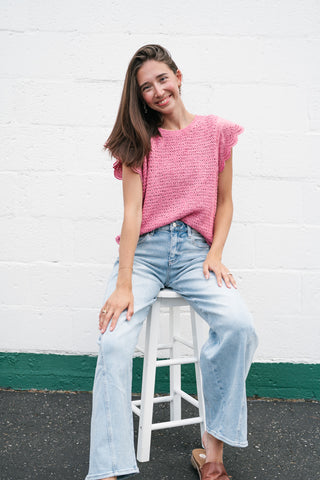 Elana Crochet Top