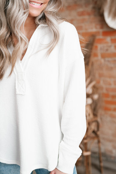 Total Comfort Long Sleeve Knit Top