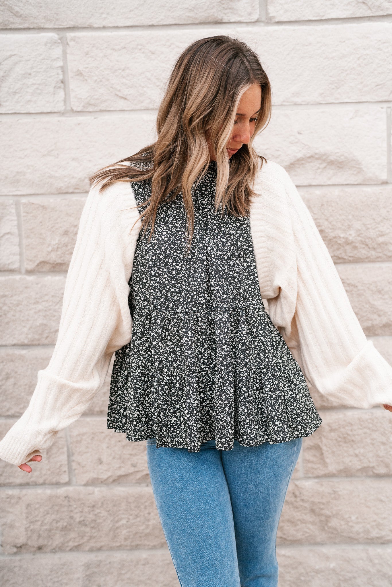 Isabella Ribbed Sweater Bolero
