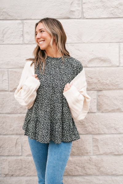 Isabella Ribbed Sweater Bolero