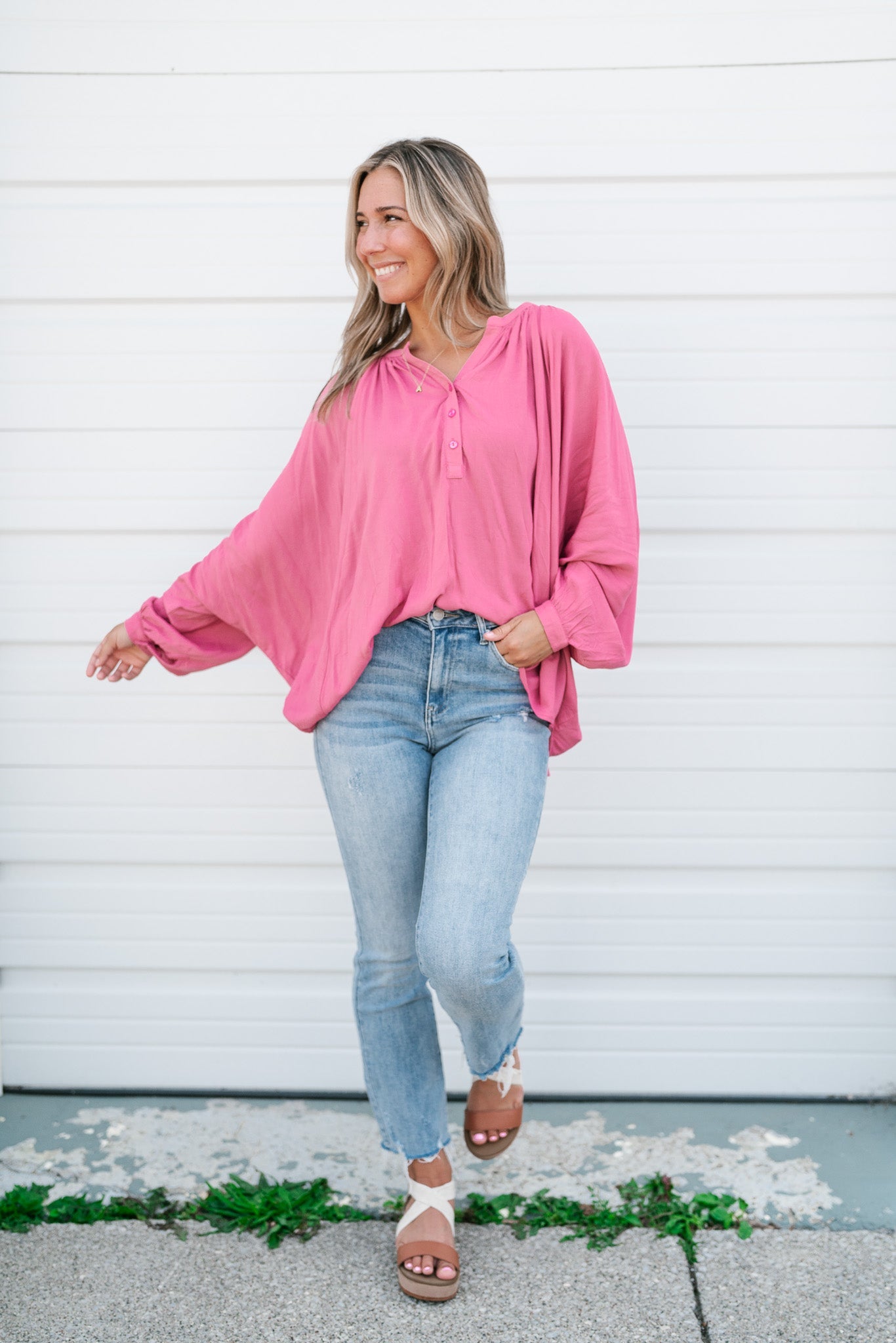 Cute As A Button Up Top