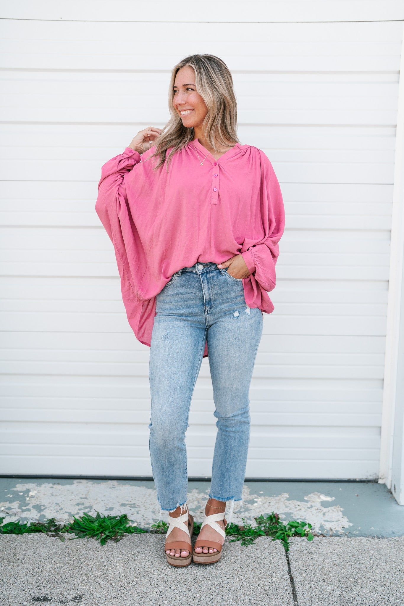 Cute As A Button Up Top