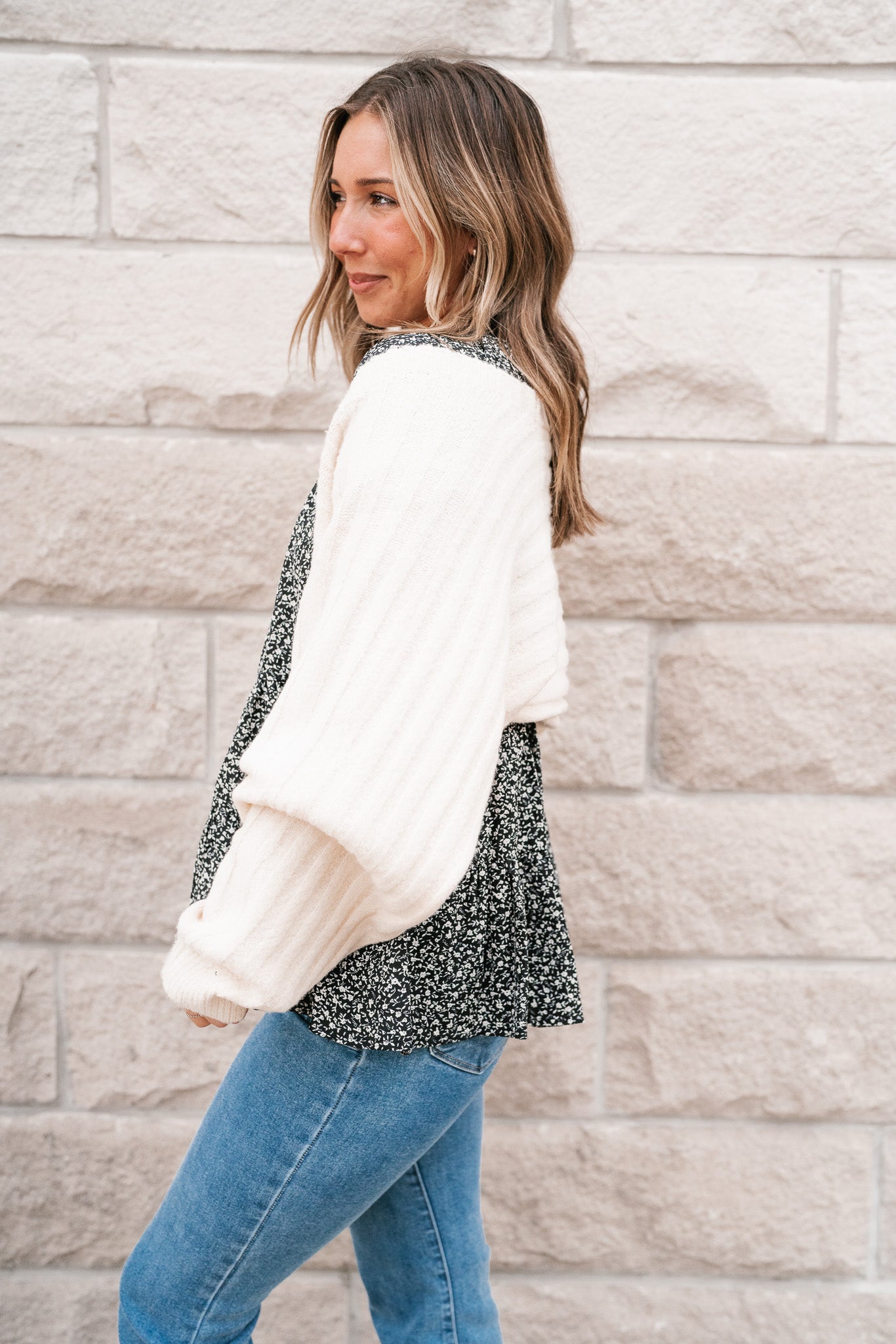 Isabella Ribbed Sweater Bolero