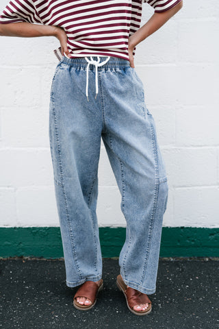 Risen Masie Slouchy Barrel Jean