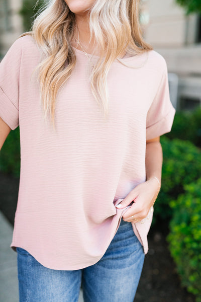 Everyday Staple Folded Sleeve Top