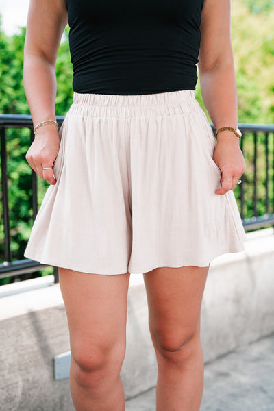 Quiet Moments Relaxed Short - Taupe