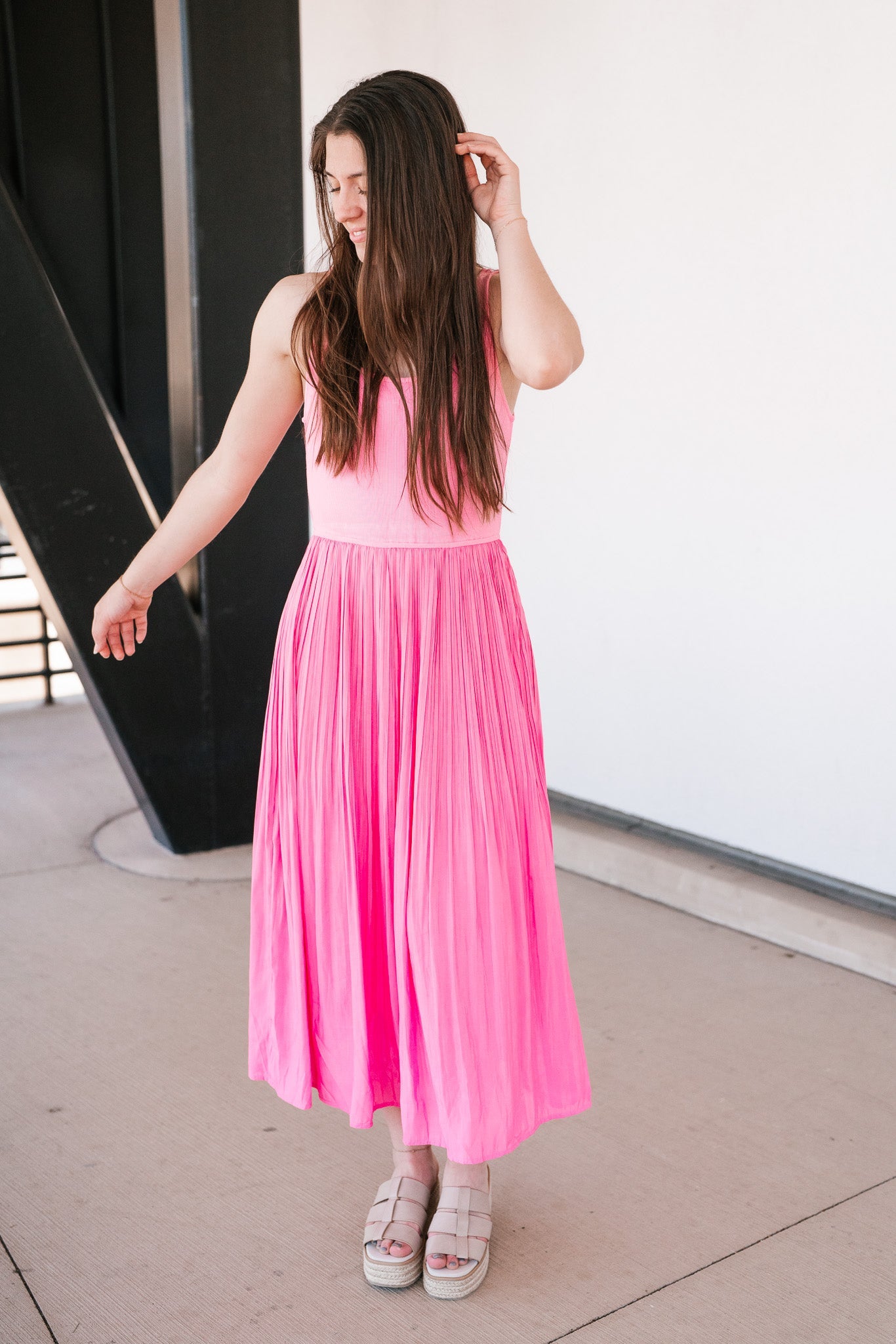 Simply Stunning Maxi Dress - Pink