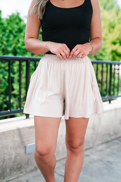 Quiet Moments Relaxed Short - Taupe