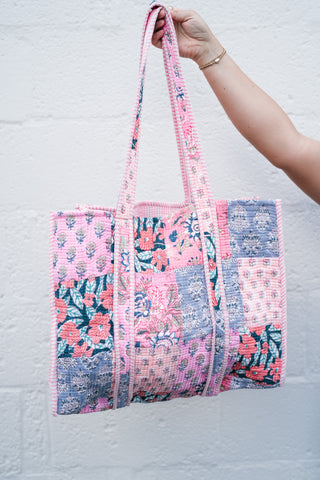 Petal Grove Patchwork Tote